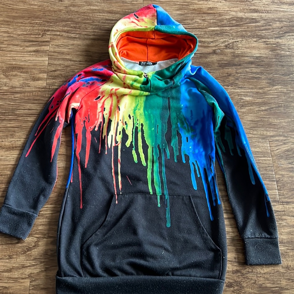 Xuan Ying Paint Spatter Hoodie